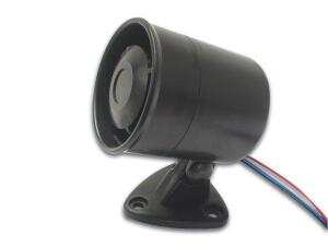 12V Piezo sirene met voet - 115dB