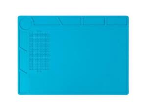 Velleman Silicone soldeermat - 350 x 250mm - blauw - AS19